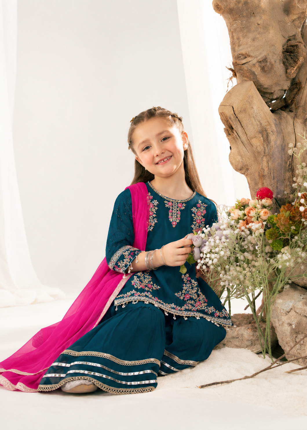 Embroidered Gharara
