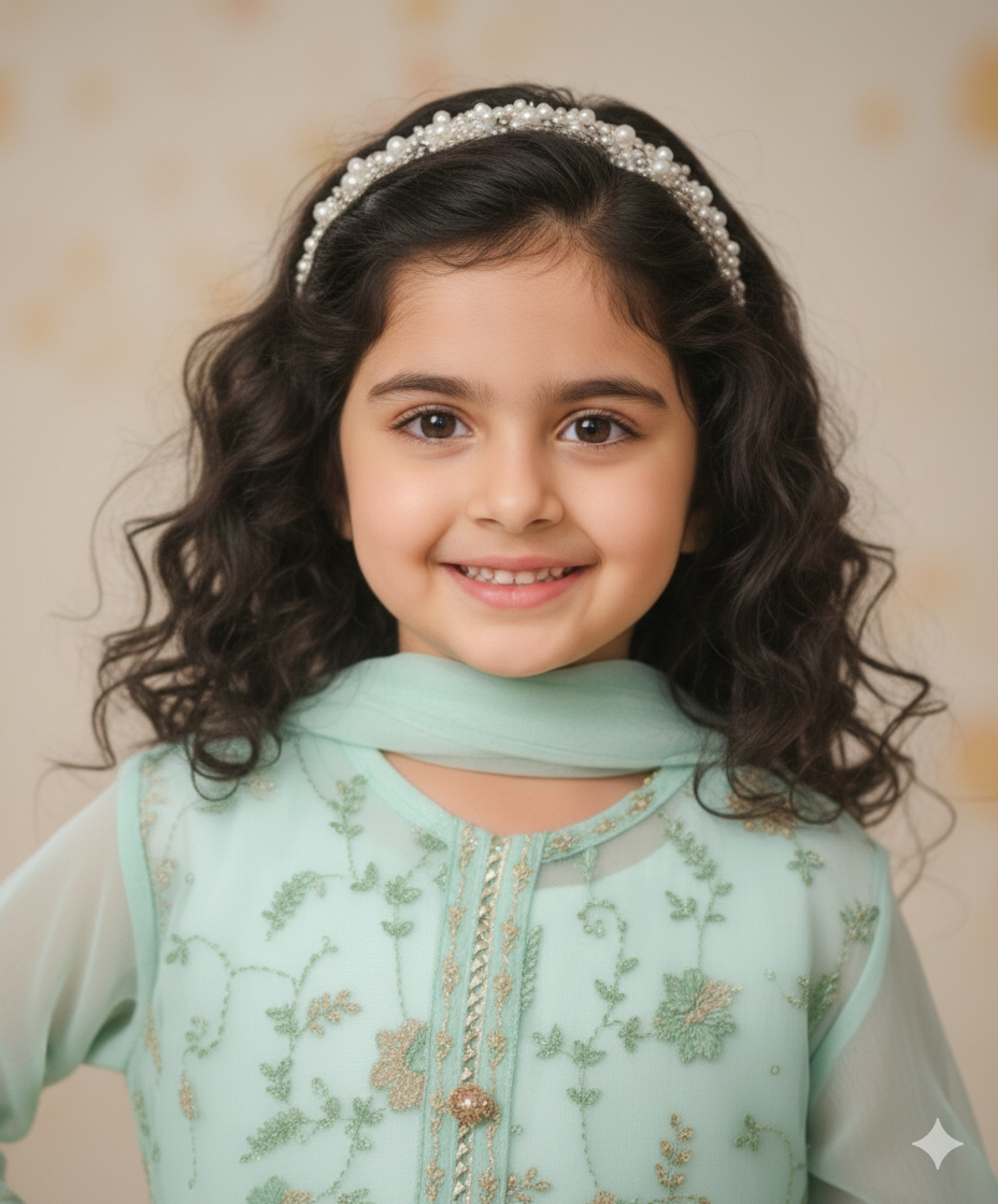 LUXURY SHIFFON ICE GREEN