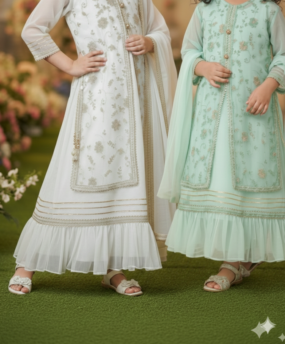 LUXURY SHIFFON WHITE