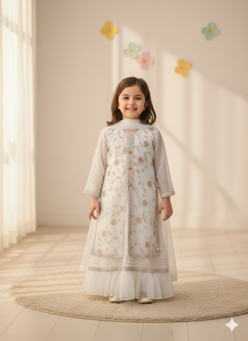 LUXURY SHIFFON WHITE